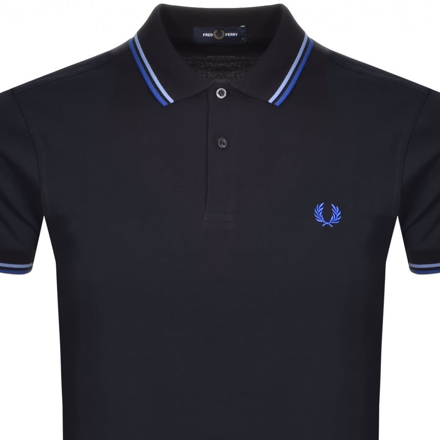 Alternative Image for ProductFred Perry Twin Tipped Polo T Shirt Navy2